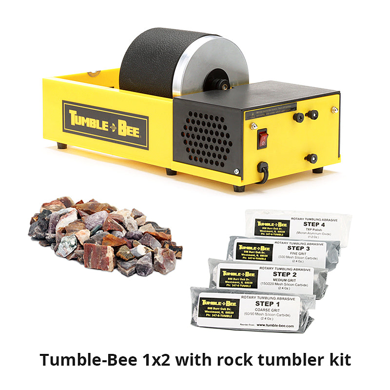 Tumble-Bee 1x2 rock tumbler with rock tumbler kit